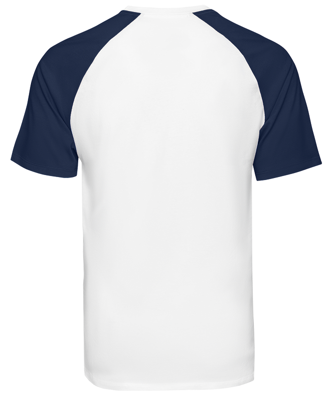 Basball T-Shirt Herren Weiß / Navy